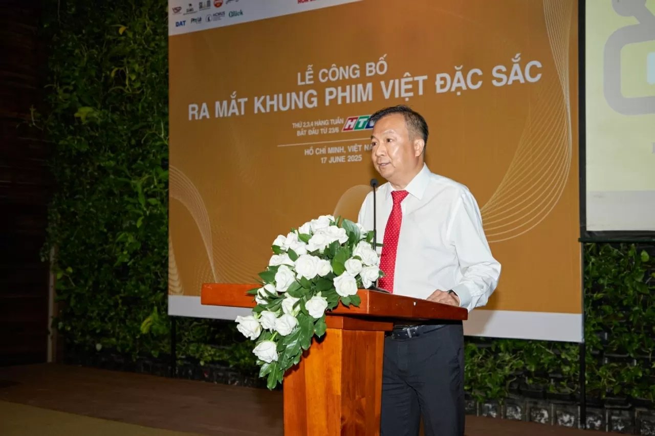 Ông Mai Duy Long -Tổng giám đốc Digi Picture chia sẻ về Khung phim giờ vàng HTV7. (Nguồn: BTC)