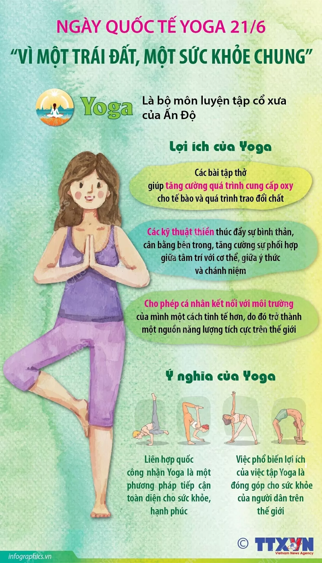 Ngày quốc tế Yoga 21/6: “Vì một trái đất, một sức khỏe chung” Ngày quốc tế Yoga 21/6: “Vì một trái đất, một sức khỏe chung”