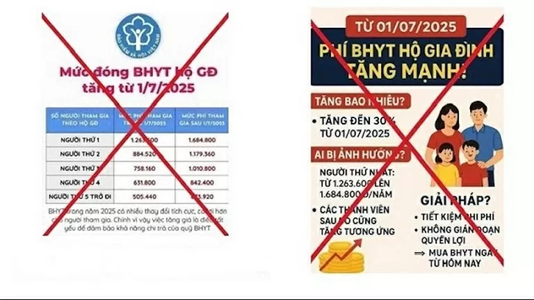 Cảnh báo tin đồn thất thiệt tăng mức đóng bảo hiểm y tế từ ngày 1/7 Cảnh báo tin đồn không chính xác về việc tăng mức đóng bảo hiểm y tế từ ngày 1/7