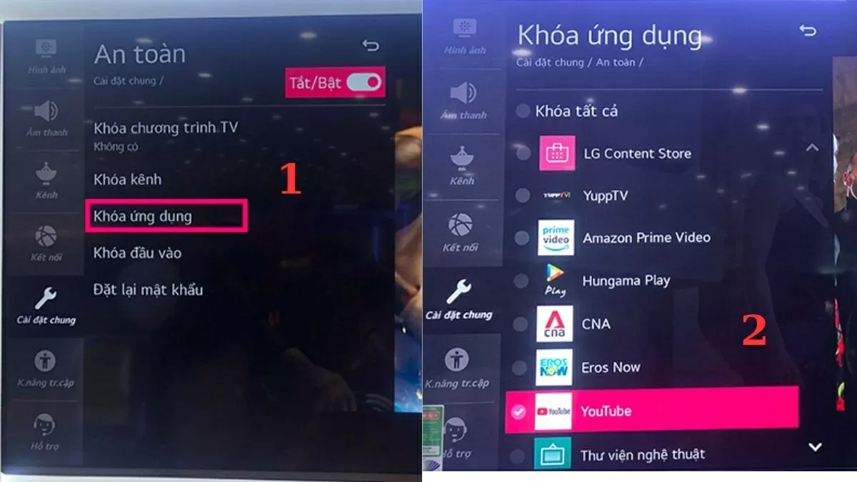 Chọn OK để hoàn tất.
