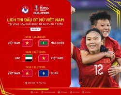 Lịch thi đấu của đội tuyển nữ Việt Nam tại vòng loại giải bóng đá nữ châu Á 2026