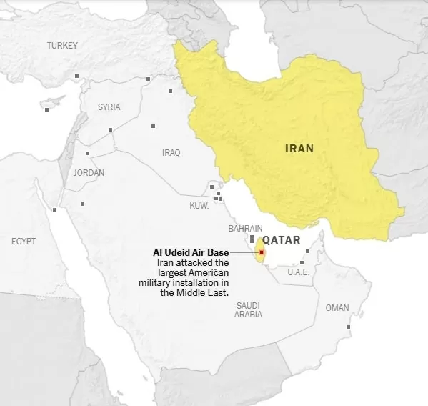 Nóng: Iran tấn công căn cứ quân sự lớn nhất của Mỹ ở Trung Đông