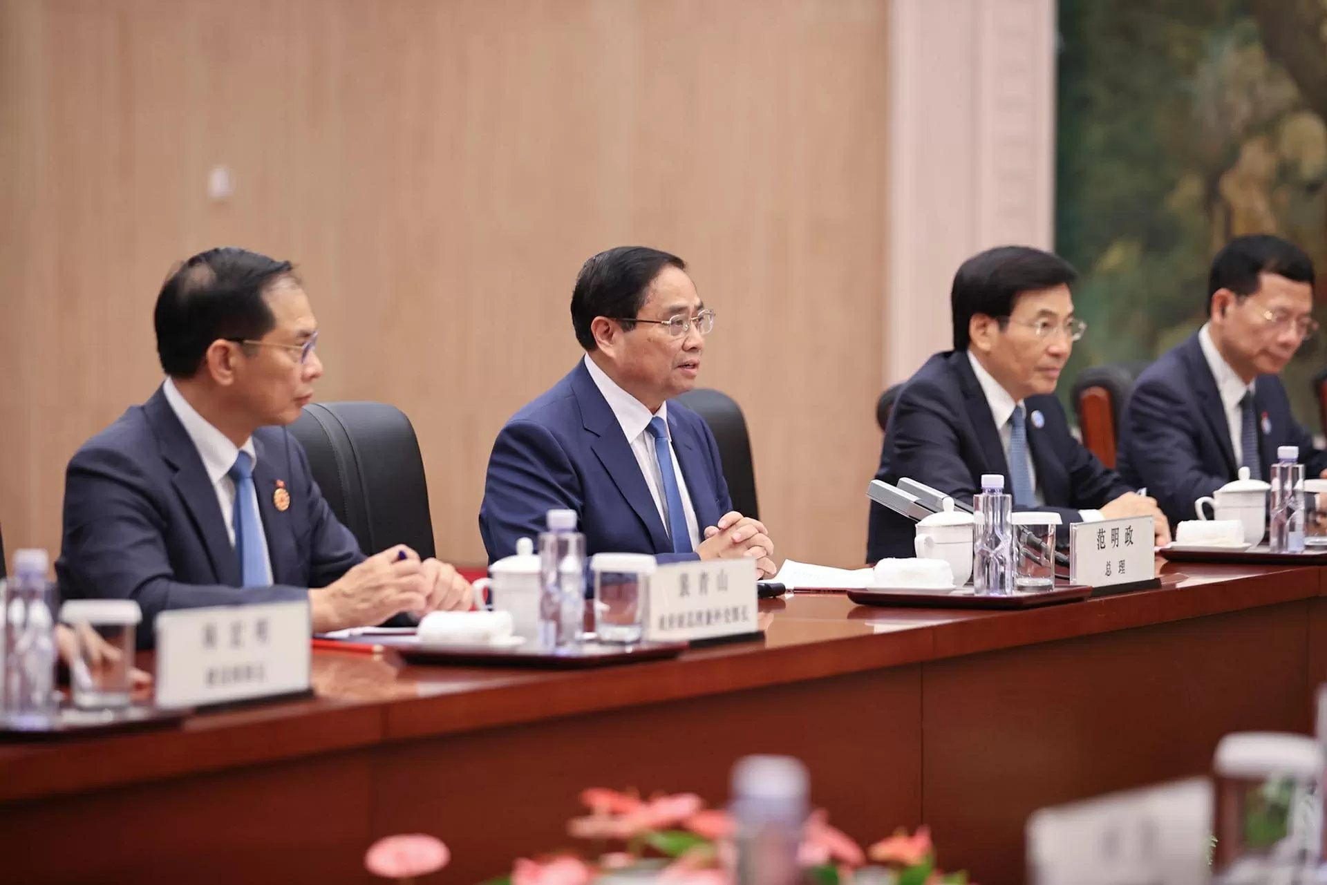Thủ tướng Phạm Minh Chính hội đàm với Thủ tướng Quốc vụ viện Trung Quốc Lý Cường Thủ tướng Phạm Minh Chính hội đàm với Thủ tướng Quốc vụ viện Trung Quốc Lý Cường