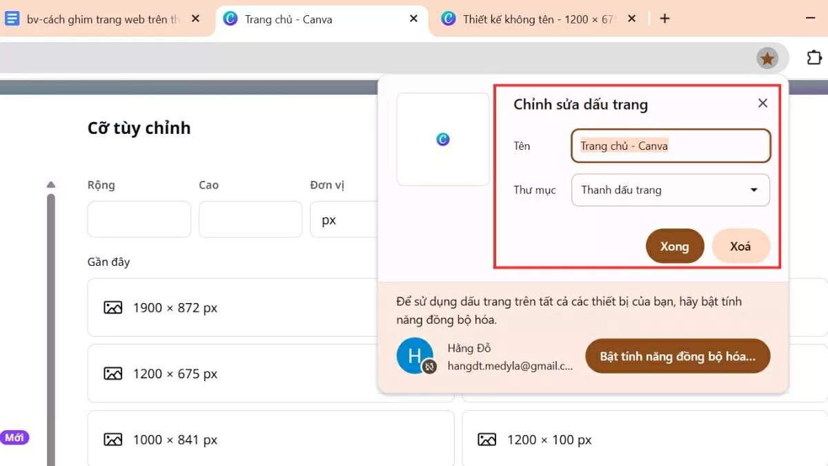 Nhấn “Hoàn tất”.
