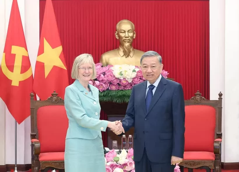Party General Secretary To Lam receives Australian Ambassador to Vietnam