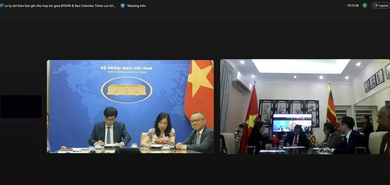 The World & Vietnam Report forms strategic partnership with The Colombo Times — a new highlight in international media cooperation