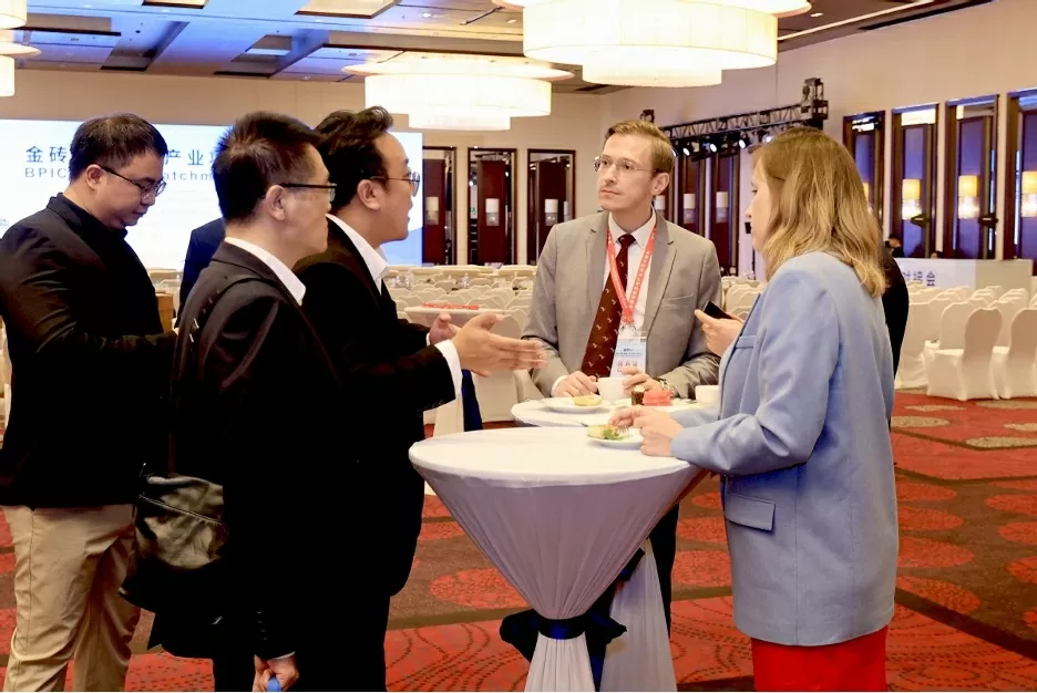 Sự kiện kết nối dự án công nghiệp giữa các đối tác BRICS được tổ chức tại Bắc Kinh vào ngày 28/6. (Nguồn: China Daily)