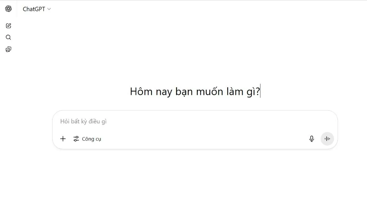 Truy cập vào nền tảng ChatGPT có hỗ trợ hình ảnh.