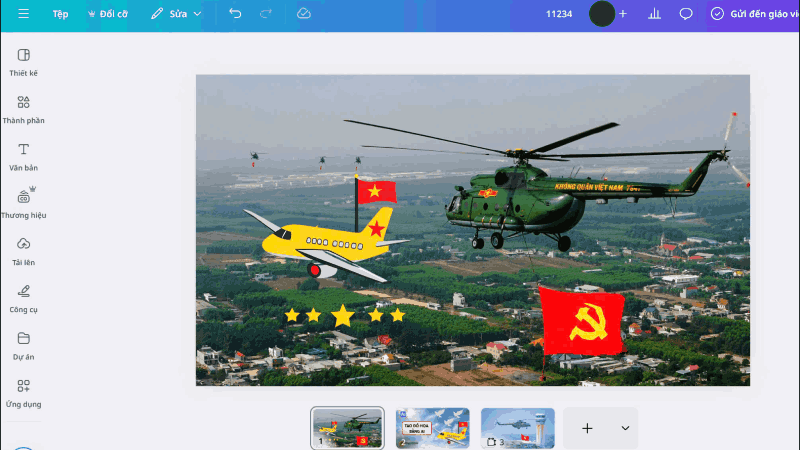 Truy cập vào Canva.com trên trình duyệt máy tính.