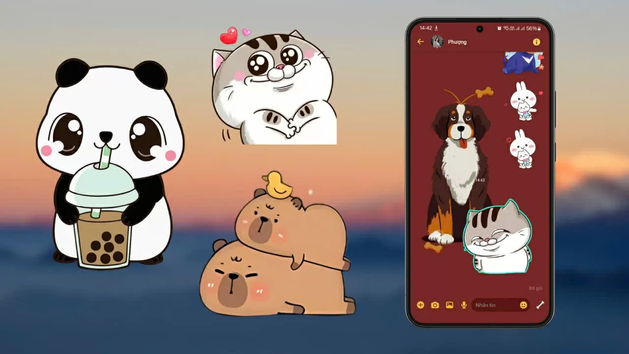 Hãy thửu tạo ngay nhãn dán trên Messenger bằng AI cho mình.