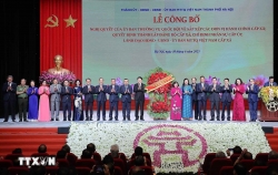 Chủ tịch nước Lương Cường dự Lễ công bố nghị quyết, quyết định sáp nhập đơn vị hành chính tại Hà Nội