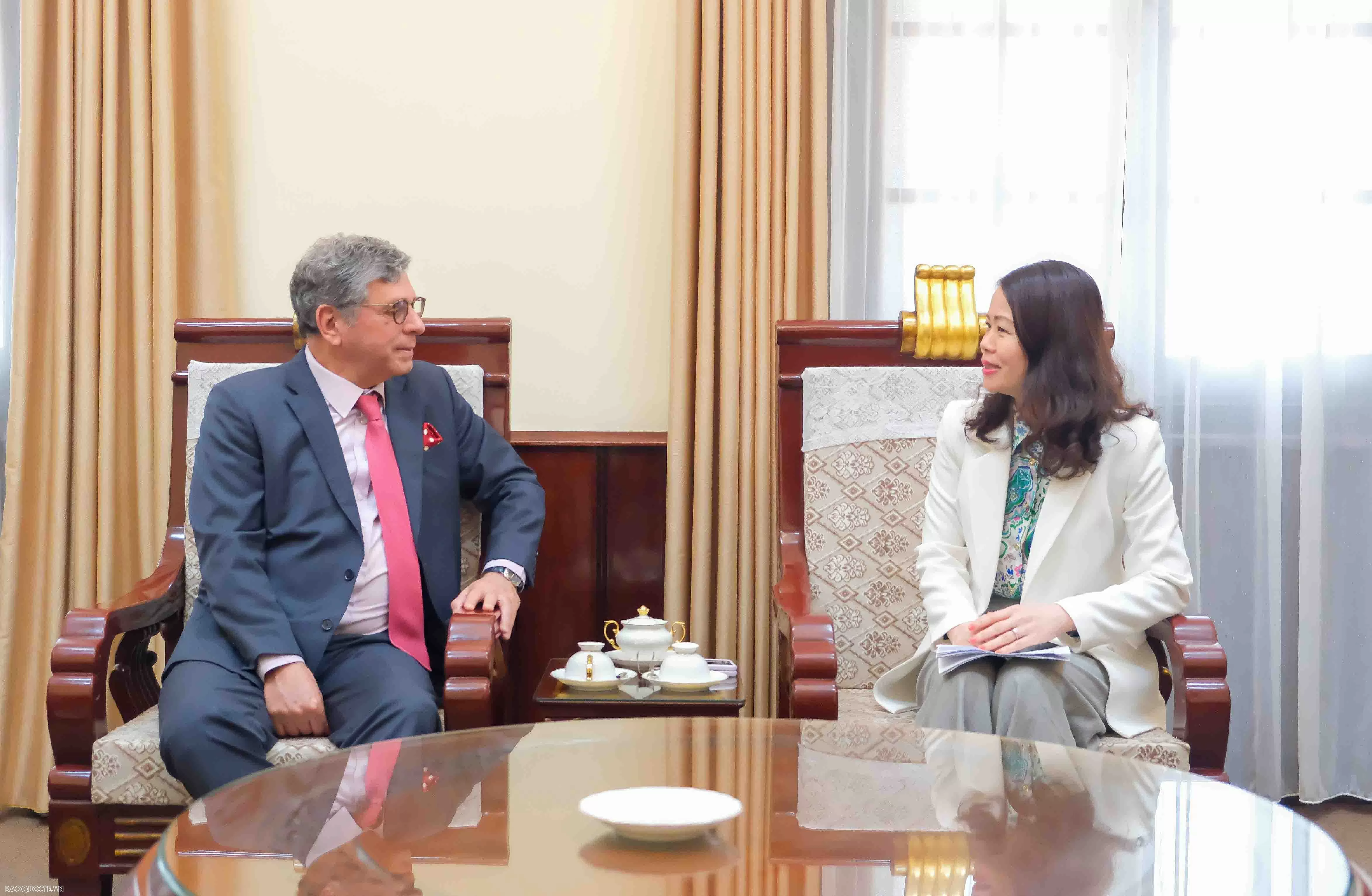 Deputy Foreign Minister Nguyen Minh Hang receives Brazilian Ambassador