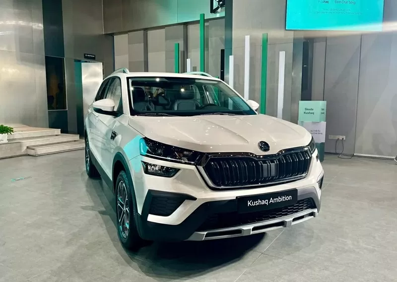Ngoại thất của Kushaq mang phong cách đặc trưng của Skoda