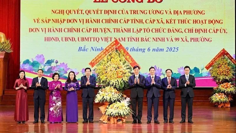 Đồng chí Nguyễn Duy Ngọc tặng hoa, chúc mừng Đảng bộ tỉnh Bắc Ninh. Đồng chí Nguyễn Duy Ngọc tặng hoa, chúc mừng Đảng bộ tỉnh Bắc Ninh.