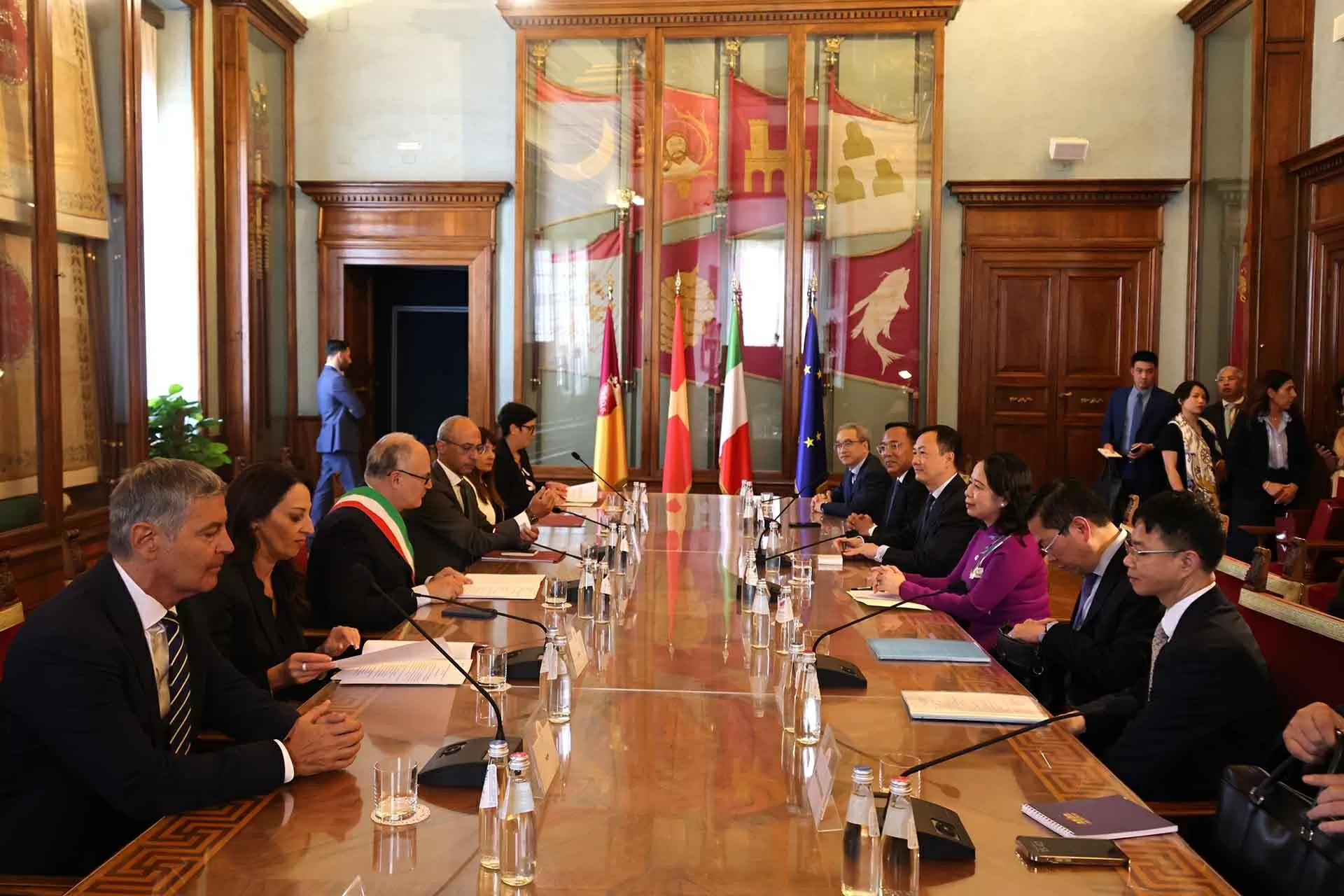 Vice President Vo Thi Anh Xuan pays a working visit to Italy to seek stronger bilateral ties