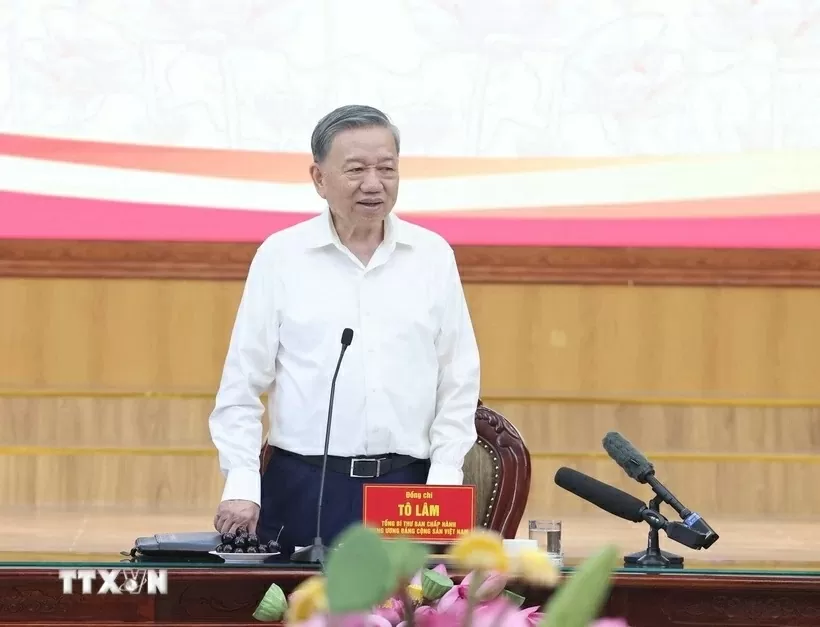 Party General Secretary To Lam inspects operations of two-tier local administration model in Hanoi Party General Secretary To Lam inspects operations of two-tier local administration model in Hanoi