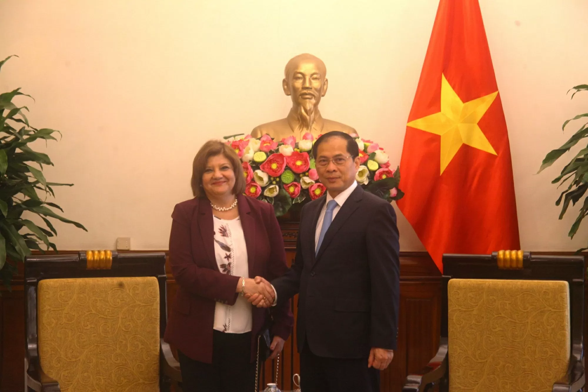 Phó Thủ tướng Bùi Thanh Sơn tiếp Đại sứ Ai Cập chào từ biệt- Ảnh 1.