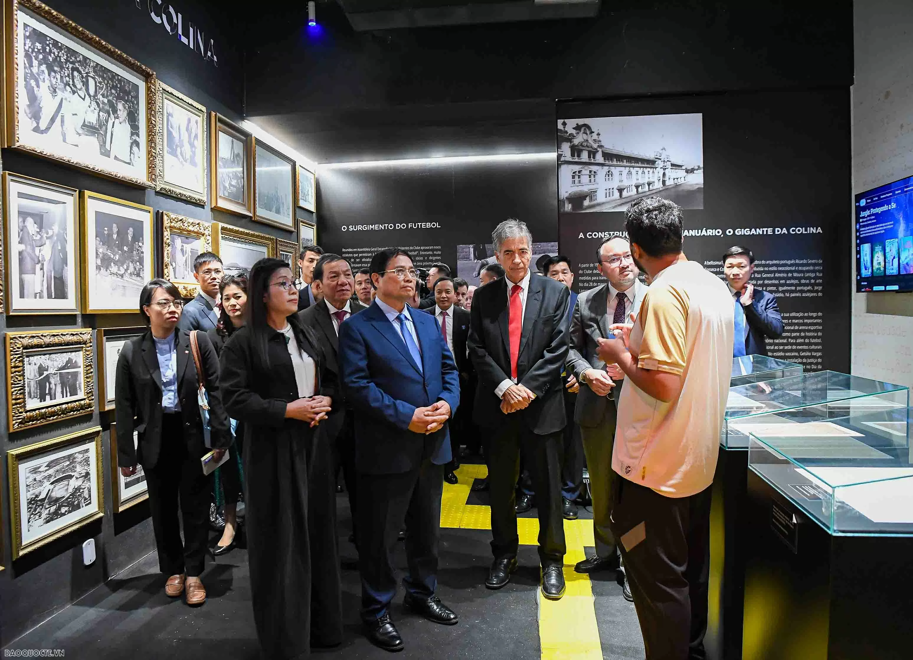 Thủ tướng Phạm Minh Chính và Phu nhân thăm Câu lạc bộ bóng đá Vasco da Gama, Brazil