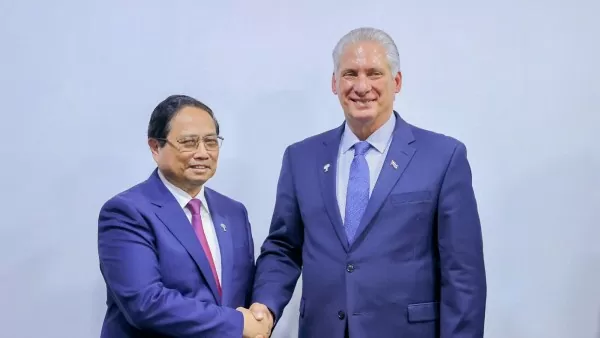 Prime Minister Pham Minh Chinh meets with Cuban President of occasion of BRICS Expanded Summit in Rio de Janeiro
