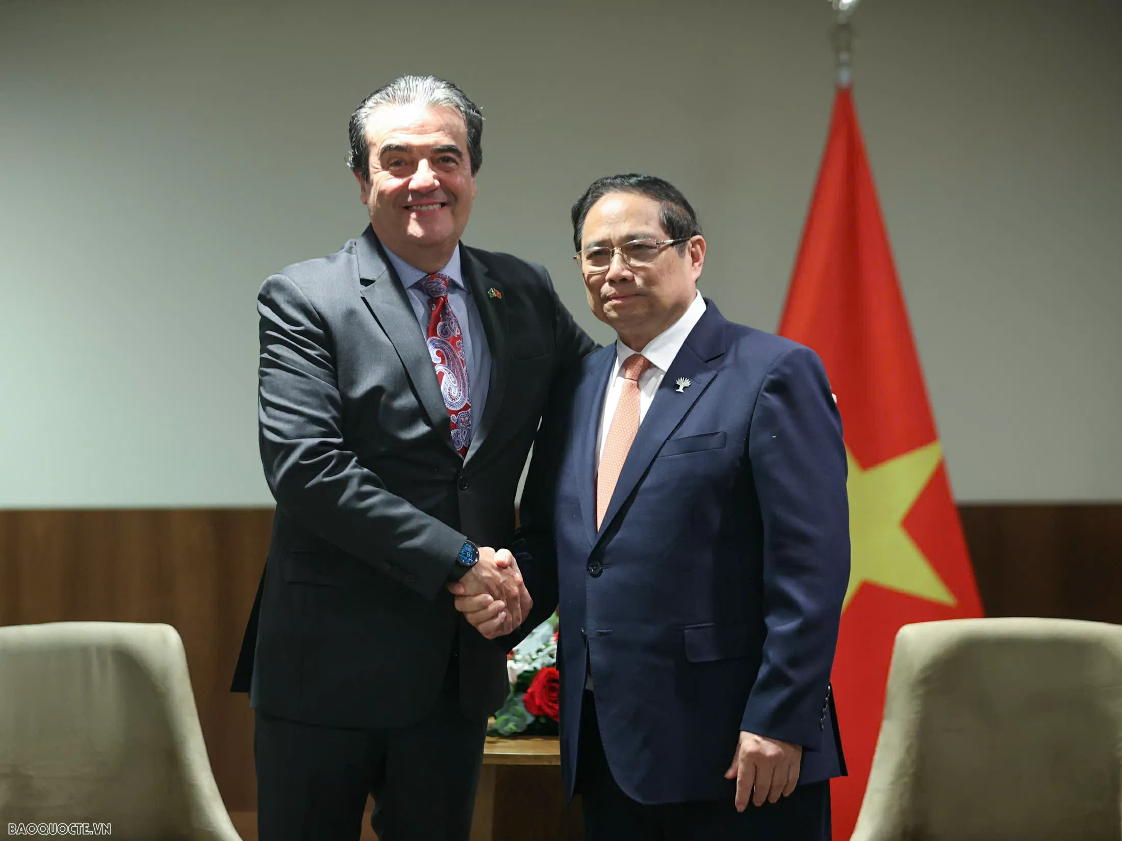 Thủ tướng tiếp các doanh nghiệp Brazil Thủ tướng tiếp các doanh nghiệp Brazil