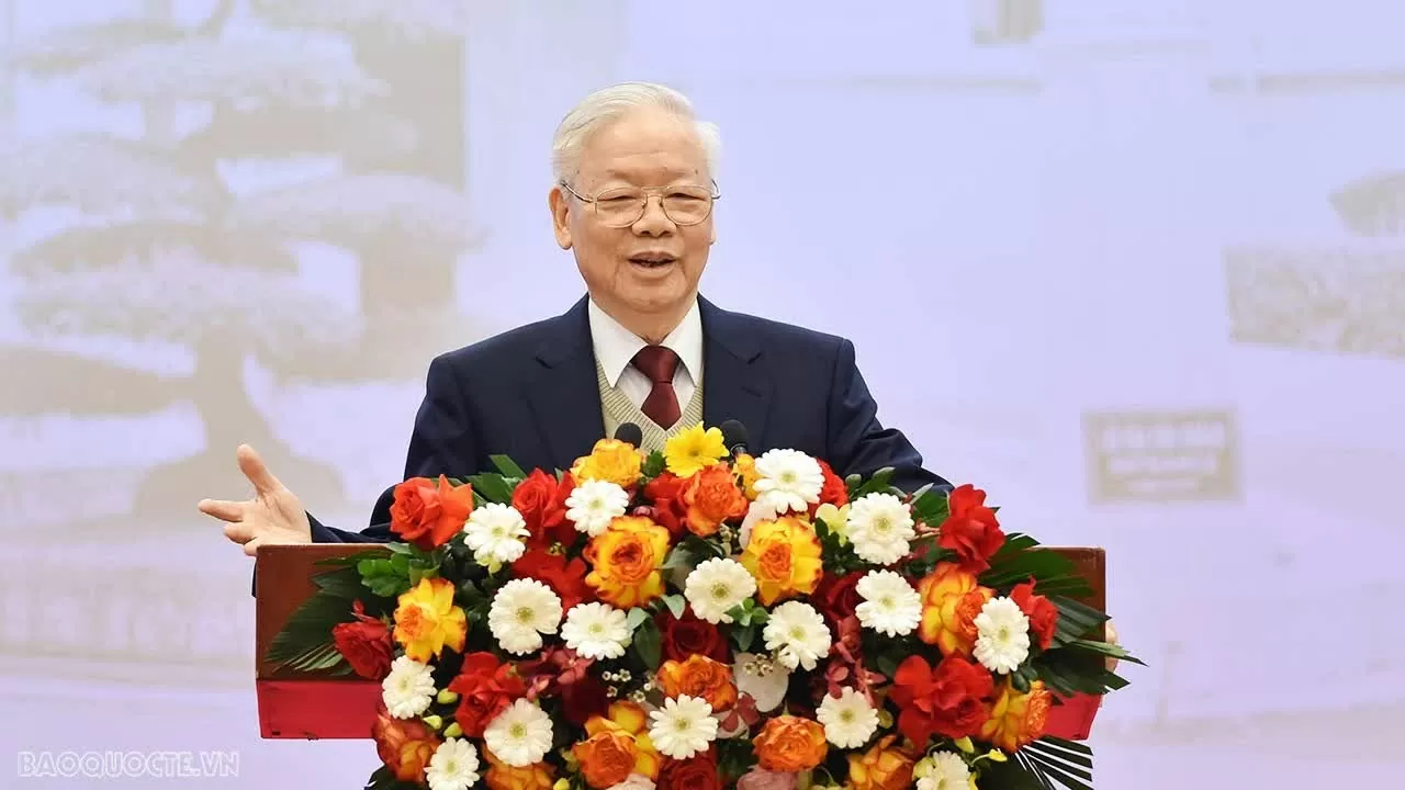 Cố Tổng Bí thư Nguyễn Phú Trọng - Người thắp lửa cho tâm hồn Việt Nam và chiến lược ngoại giao văn hóa thời đại mới Cố Tổng Bí thư Nguyễn Phú Trọng - Người thắp lửa cho tâm hồn Việt Nam và chiến lược ngoại giao văn hóa thời đại mới