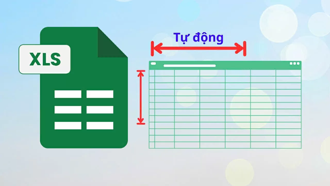 Cách chỉnh độ rộng tự động trên Excel tiện lợi và nhanh chóng. Cách chỉnh độ rộng tự động trên Excel tiện lợi và nhanh chóng.