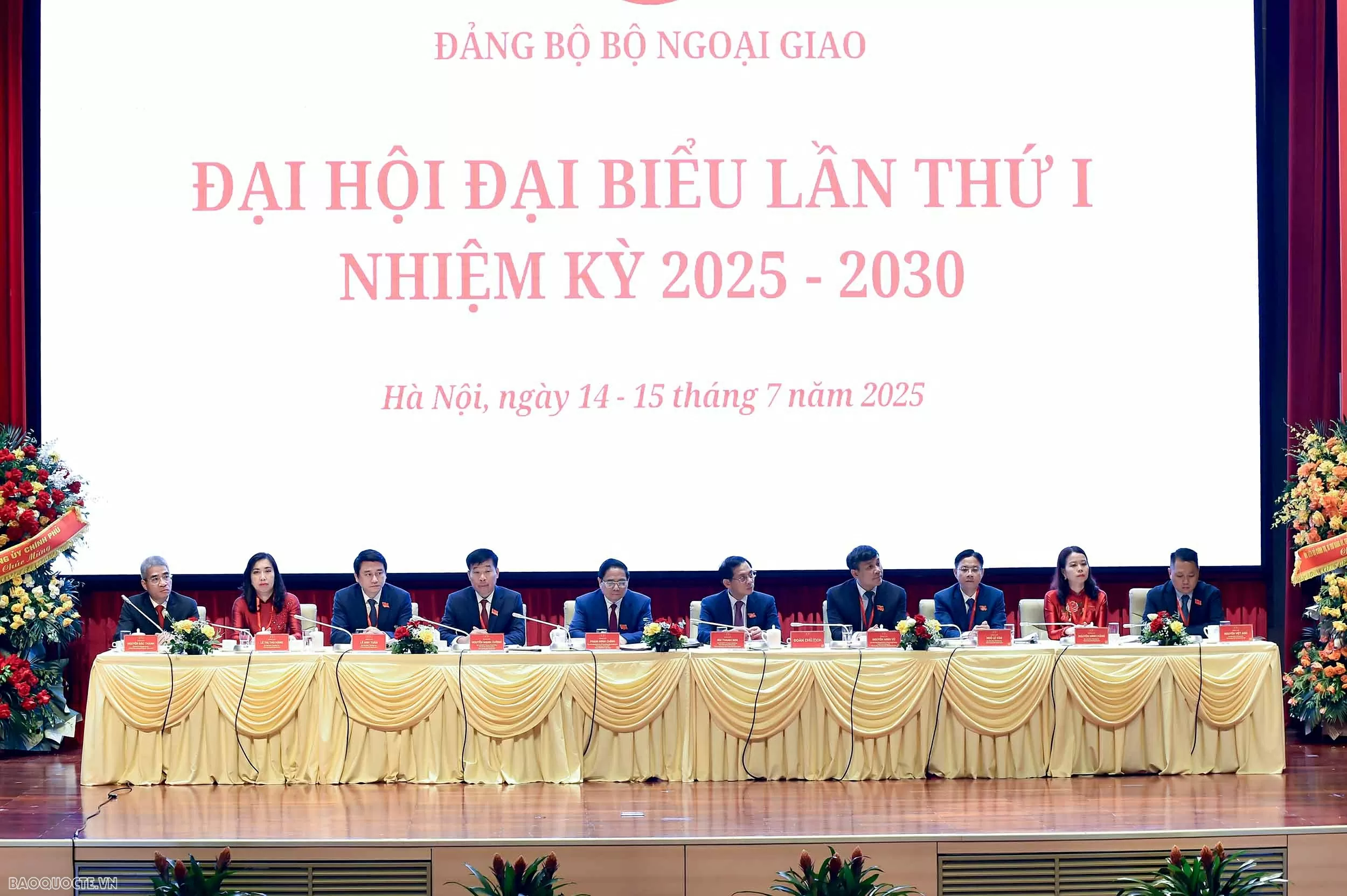 Thủ tướng Phạm Minh Chính dự Đại hội đại biểu Đảng bộ Bộ Ngoại giao lần thứ I, nhiệm kỳ 2025-2030