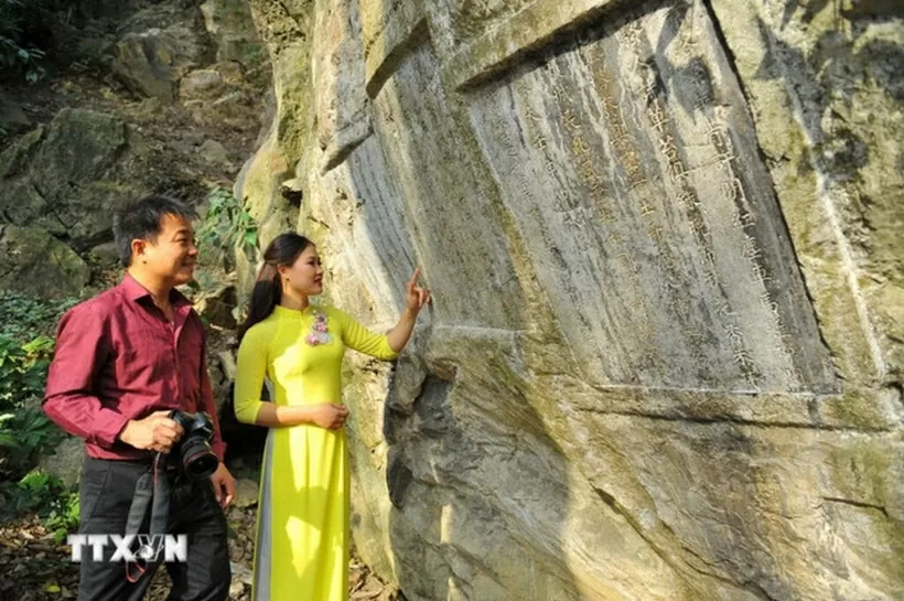 Ninh Binh northern province seeks global recognition for cliff-based Han-Nom inscriptions