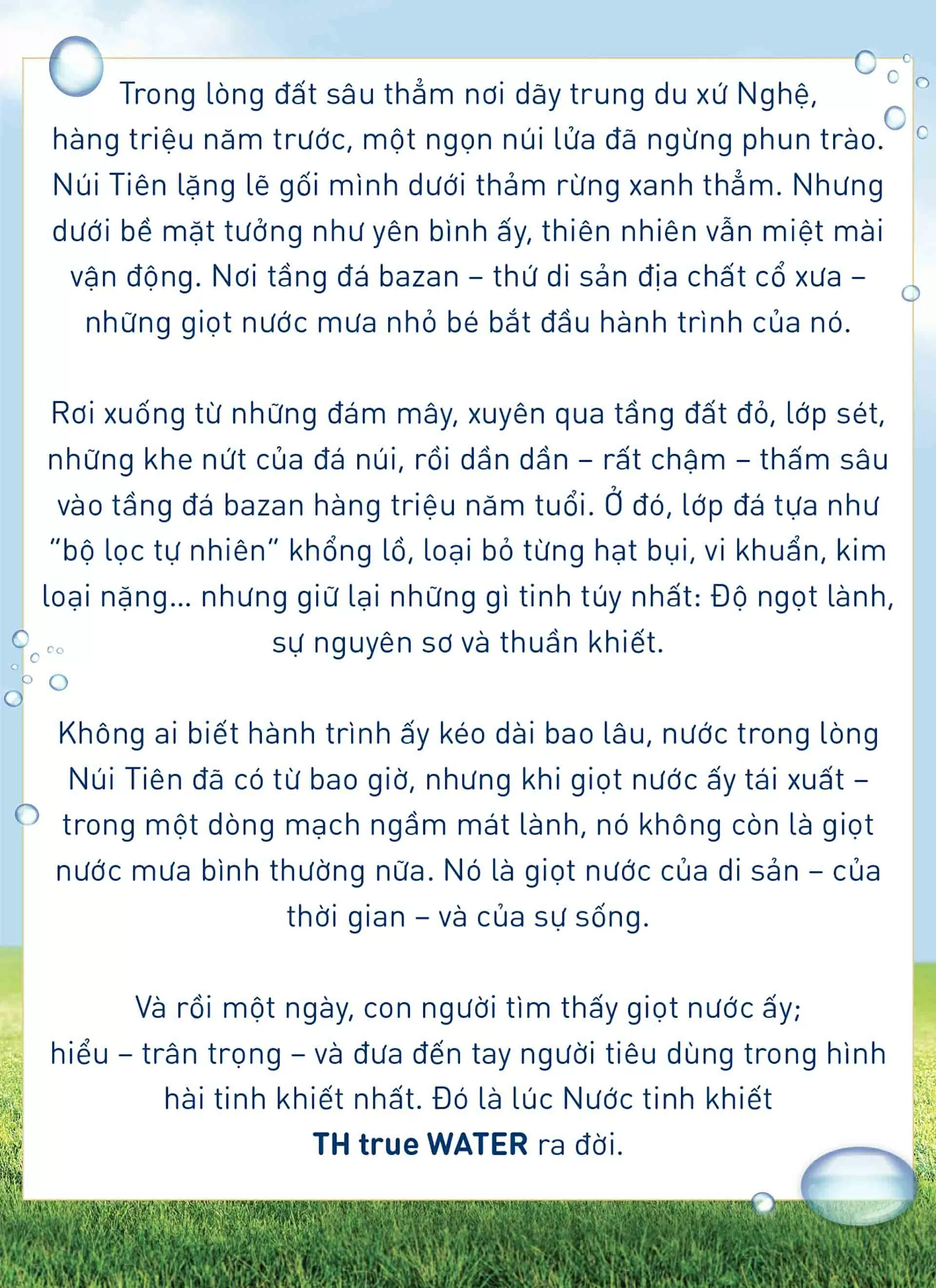 TH true WATER: Khi thiên nhiên và công nghệ hội tụ tạo ra đột phá cho những “giọt nước triệu năm TH true WATER: Khi thiên nhiên và công nghệ hội tụ tạo ra đột phá cho những 'giọt nước triệu năm'