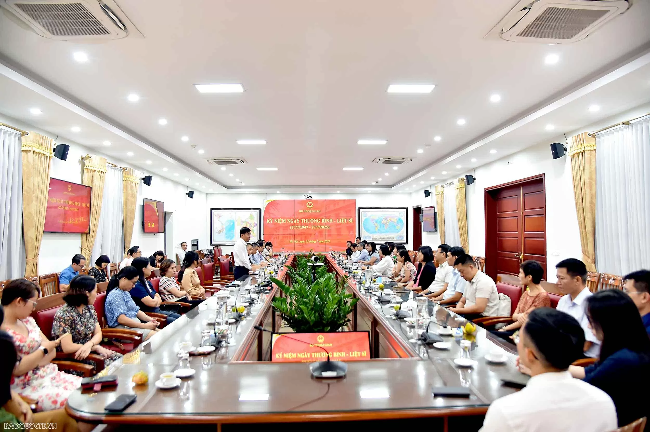 Bộ Ngoại giao tổ chức gặp mặt tri ân nhân Ngày Thương binh Liệt sĩ