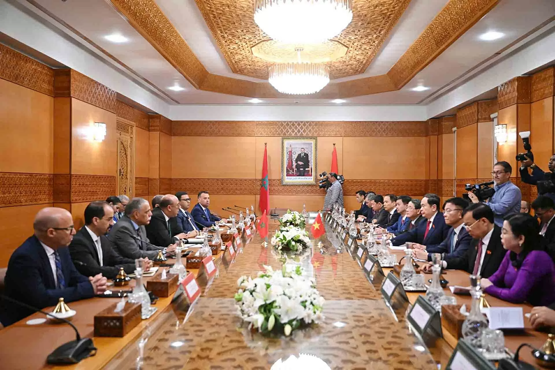 Quan hệ Việt Nam-Morocco đã được thử thách qua lịch sử, liên tục phát triển tốt đẹp trên nhiều lĩnh vực Quan hệ Việt Nam-Morocco đã được thử thách qua lịch sử, liên tục phát triển tốt đẹp trên nhiều lĩnh vực