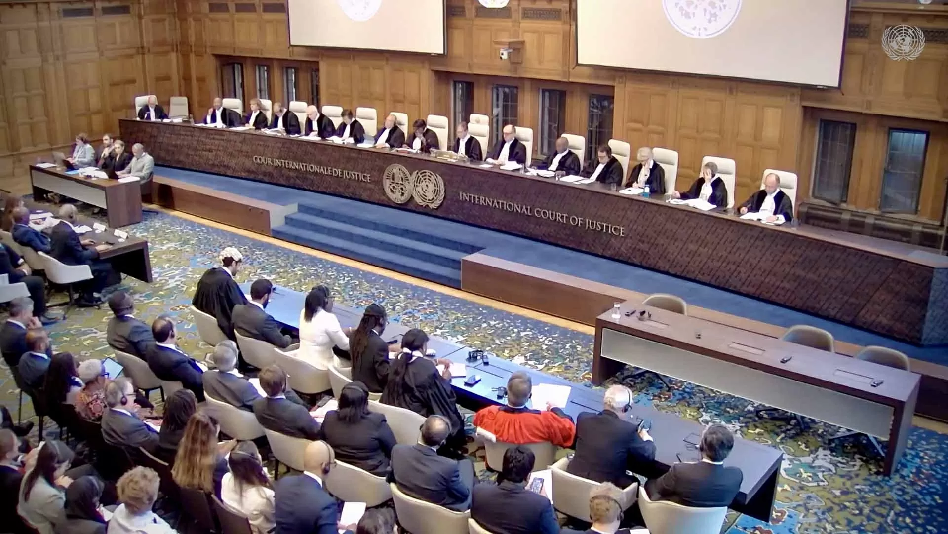 Toàn cảnh phiên ICJ công bố ý kiến tư vấn.
