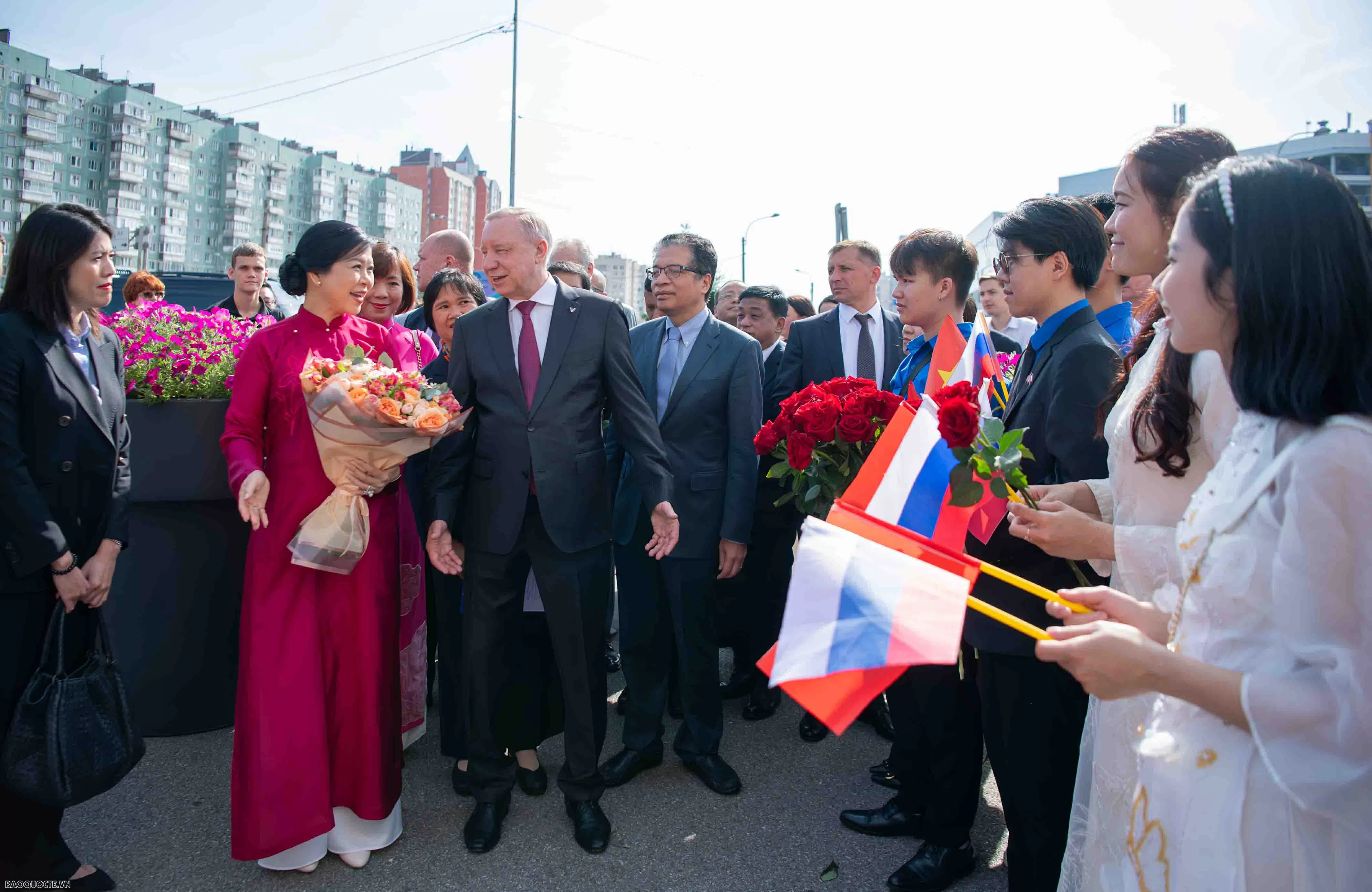 Khánh thành Quảng trường Hồ Chí Minh tại Saint Petersburg, Liên bang Nga