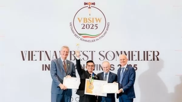 Vietnam crowns first national champion in Italian wine sommelier competition in HCM City