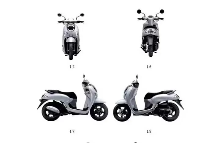 Bên cạnh kiểu dáng tổng thể, Honda còn đăng ký thêm các chi tiết khác của Scoopy 2025.