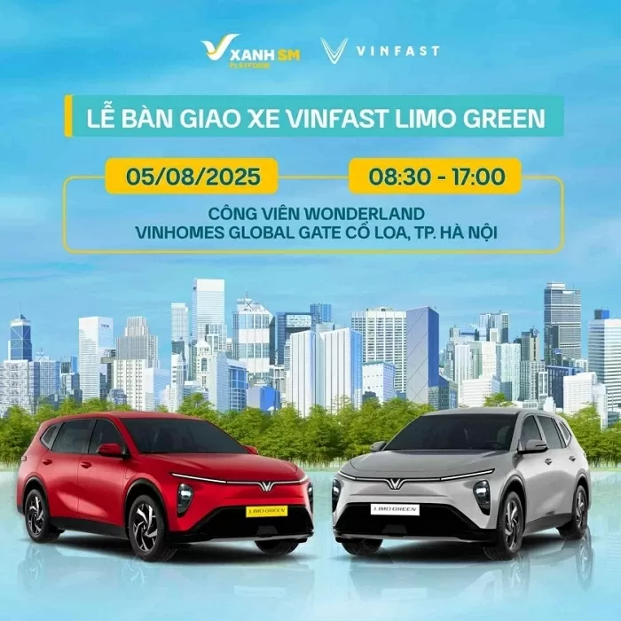 Lô VinFast Limo Green đầu tiên sẽ được bàn giao đúng kế hoạch tại Hà Nội vào ngày 5/8. Lô VinFast Limo Green đầu tiên sẽ được bàn giao đúng kế hoạch tại Hà Nội vào ngày 5/8.