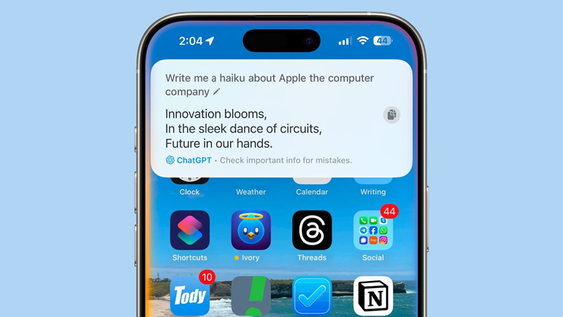 iPhone 17 sẽ tích hợp mô hình AI GPT-5 của OpenAI. 