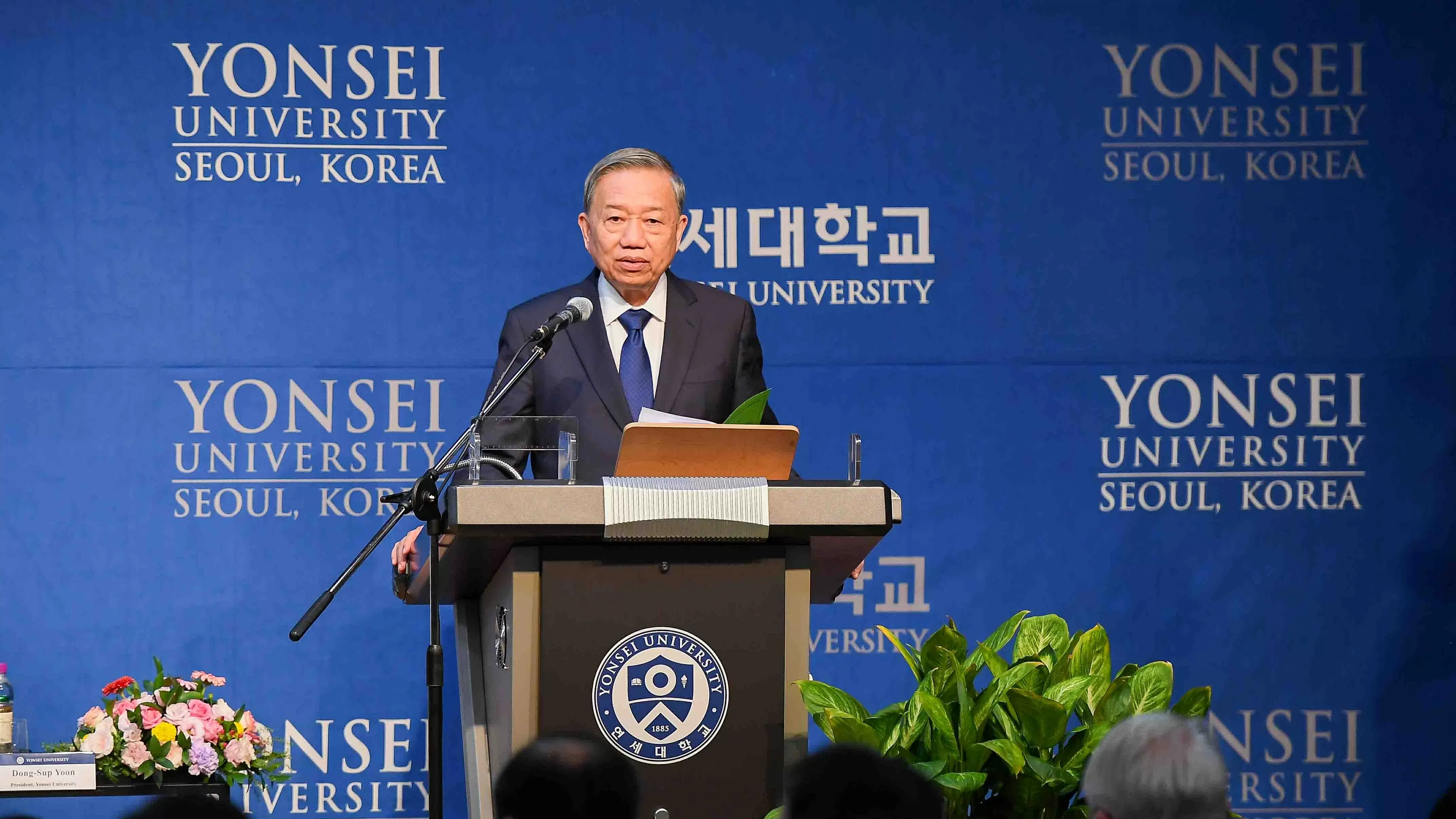 Party General Secretary To Lam delivers keynote address at RoK’s Yonsei University