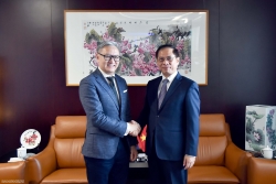 Phó Thủ tướng, Bộ trưởng Ngoại giao Bùi Thanh Sơn tiếp Bộ trưởng Ngoại giao Lào