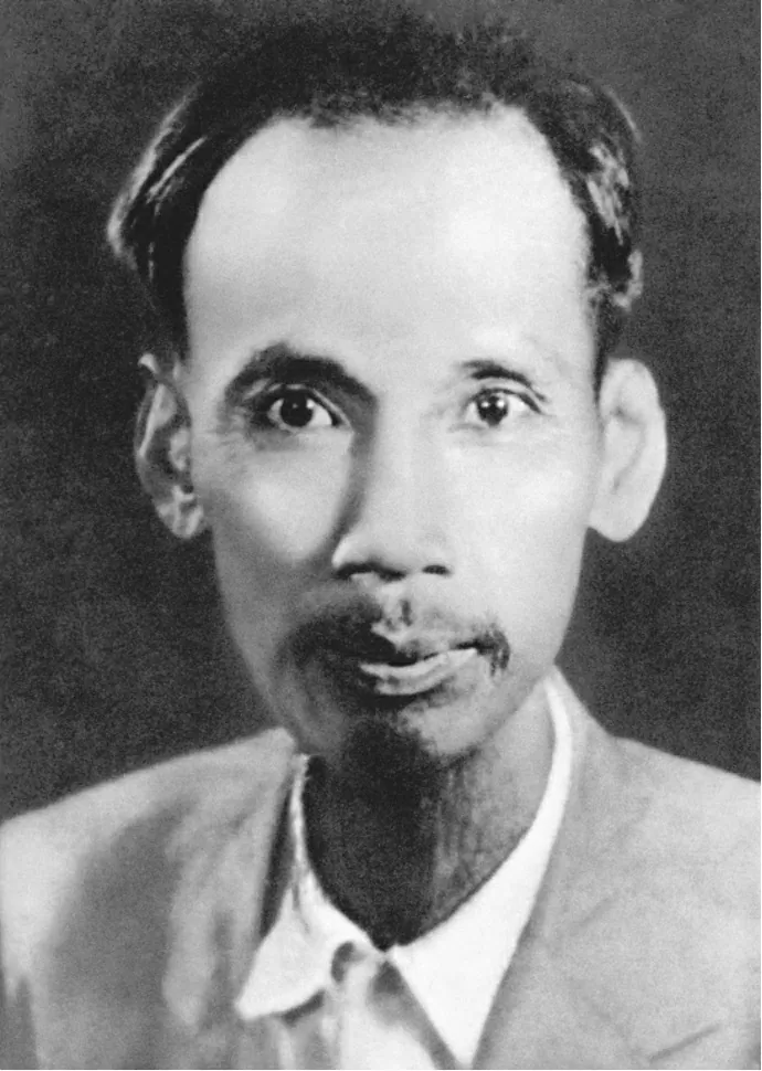 Chủ tịch Hồ Chí Minh năm 1945. (Nguồn: Hochiminh.vn) Chủ tịch Hồ Chí Minh năm 1945. (Nguồn: Hochiminh.vn)