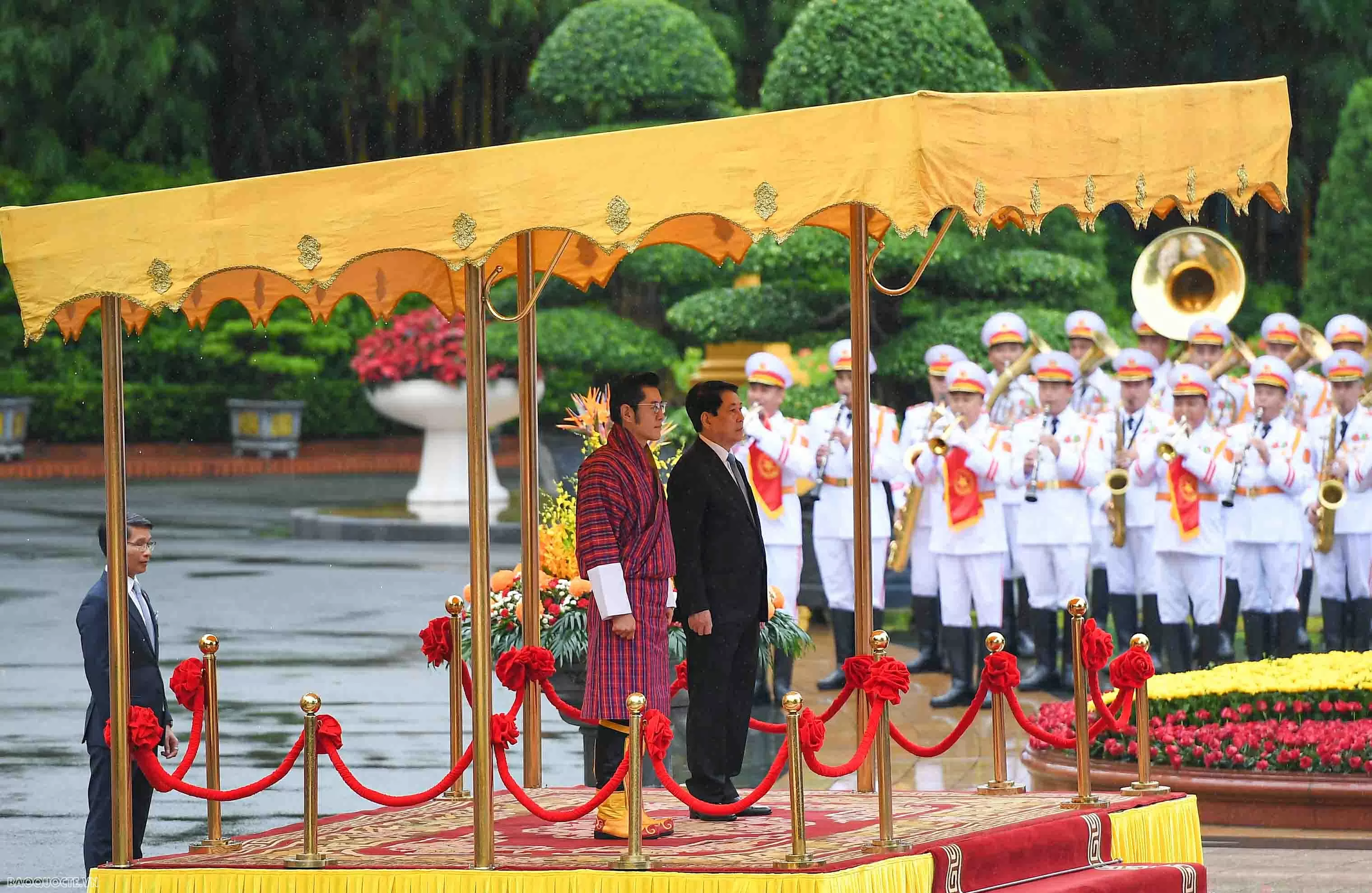 Lễ đón chính thức Quốc vương Buhtan và Hoàng hậu Lễ đón chính thức Quốc vương Buhtan và Hoàng hậu