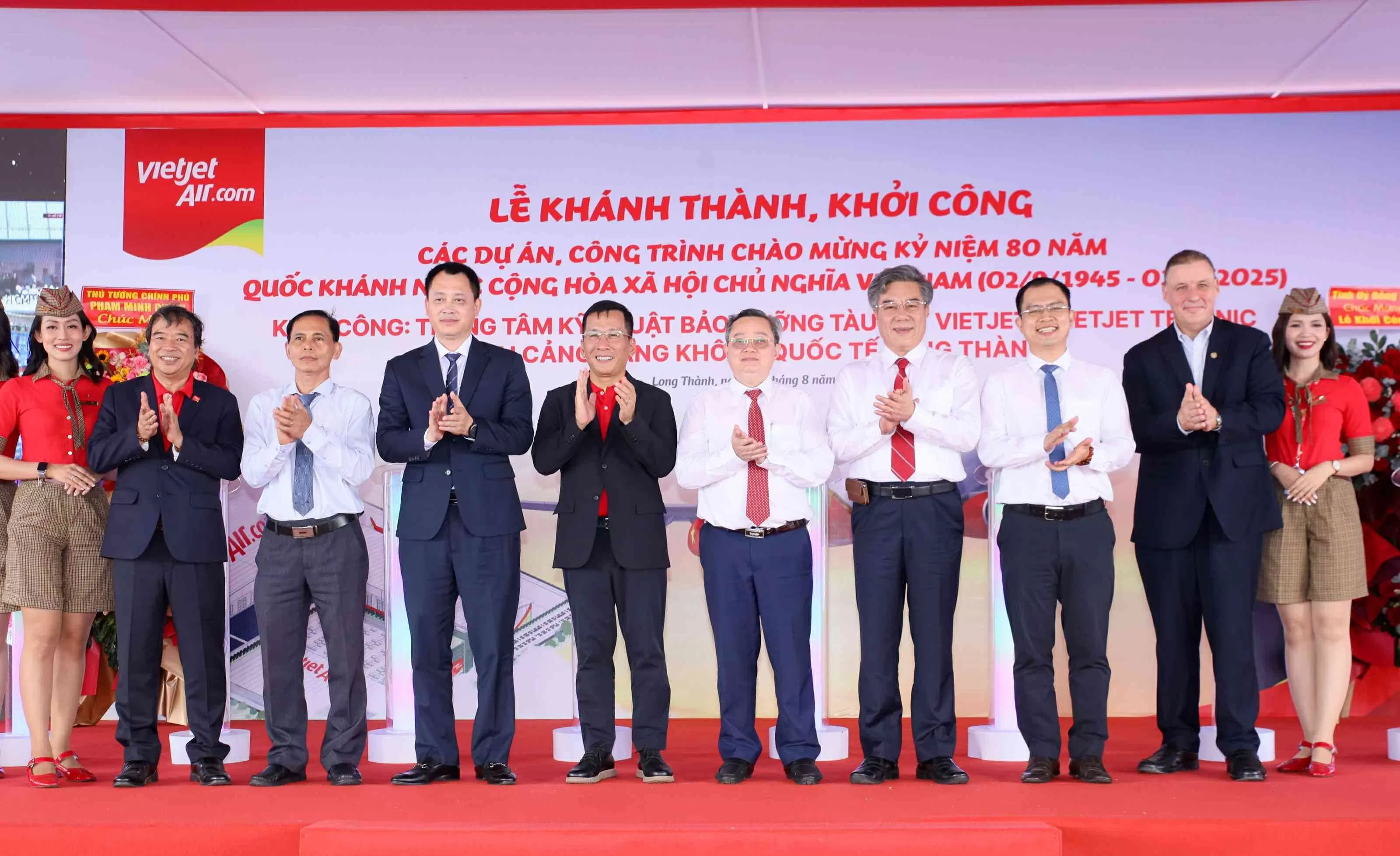 Công trình Vietjet tại Long Thành: Dấu mốc chào mừng 80 năm Quốc khánh