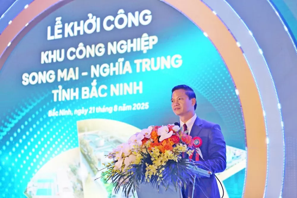 Bắc Ninh khởi công Khu công nghiệp Song Mai - Nghĩa Trung với tổng vốn đầu tư hơn 2.800 tỷ đồng Bắc Ninh khởi công Khu công nghiệp Song Mai - Nghĩa Trung với tổng vốn đầu tư hơn 2.800 tỷ đồng
