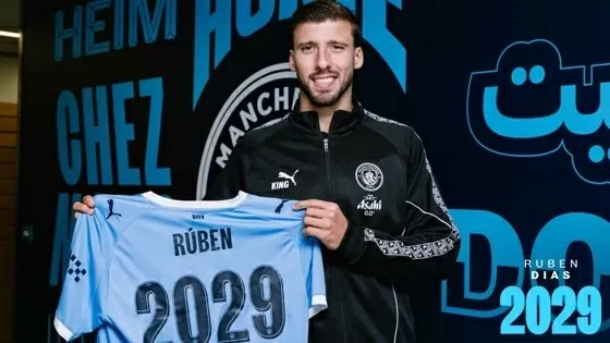 Ruben Dias gia hạn hợp đồng với Man City đến năm 2029. Ruben Dias gia hạn hợp đồng với Man City đến năm 2029.