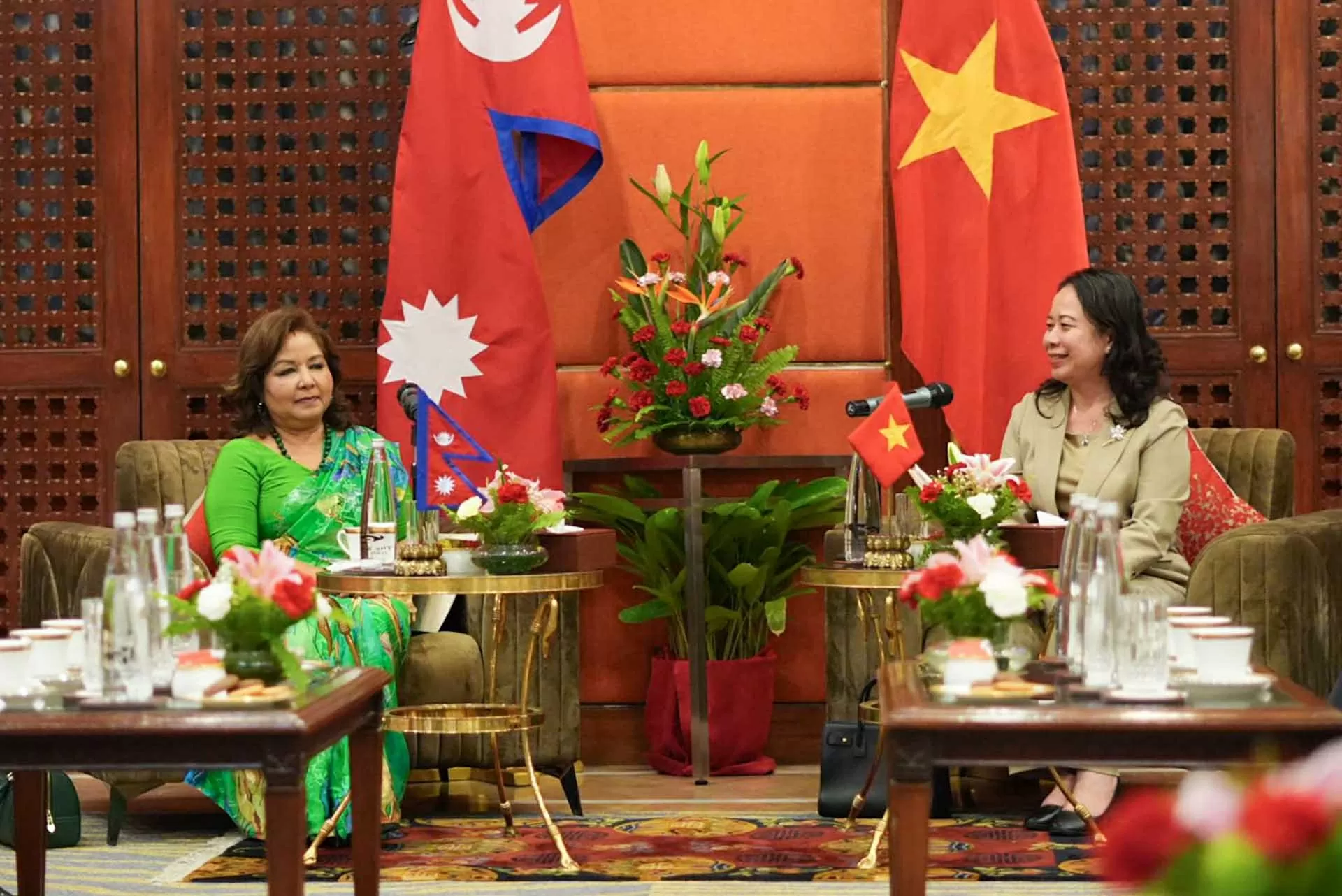 Phó Chủ tịch nước Võ Thị Ánh Xuân hội đàm với Phó Tổng thống Nepal