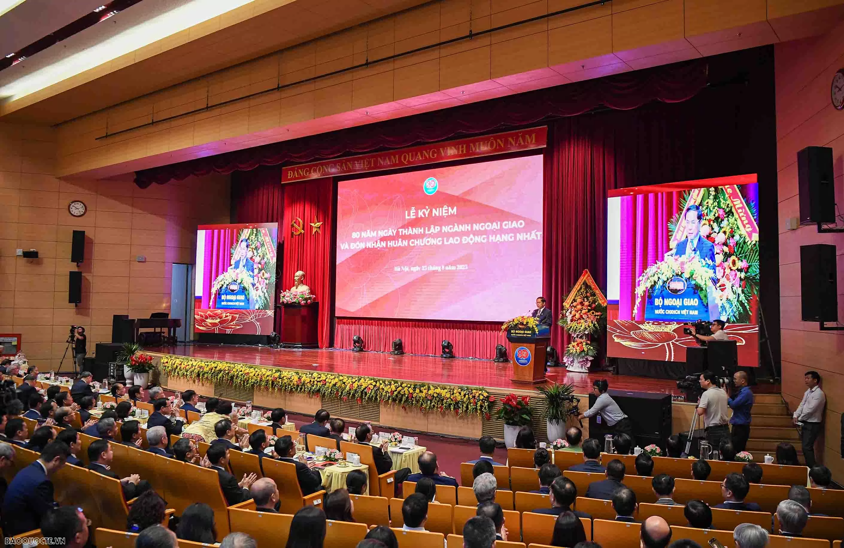 Diễn văn của Phó Thủ tướng, Bộ trưởng Ngoại giao Bùi Thanh Sơn tại Lễ kỷ niệm 80 năm thành lập ngành Ngoại giao
