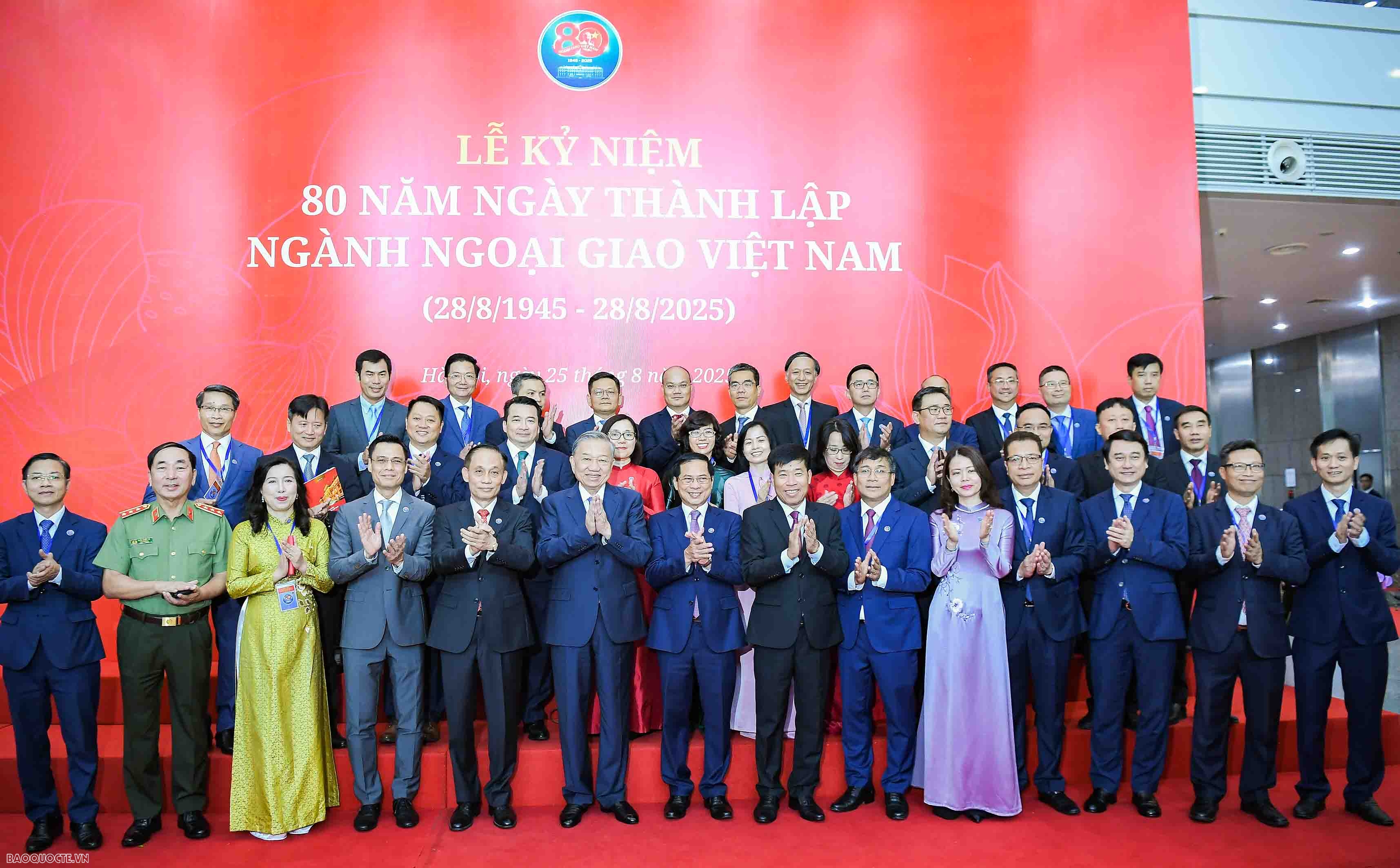 Những hình ảnh tại lễ kỷ niệm 80 năm thành lập ngành Ngoại giao