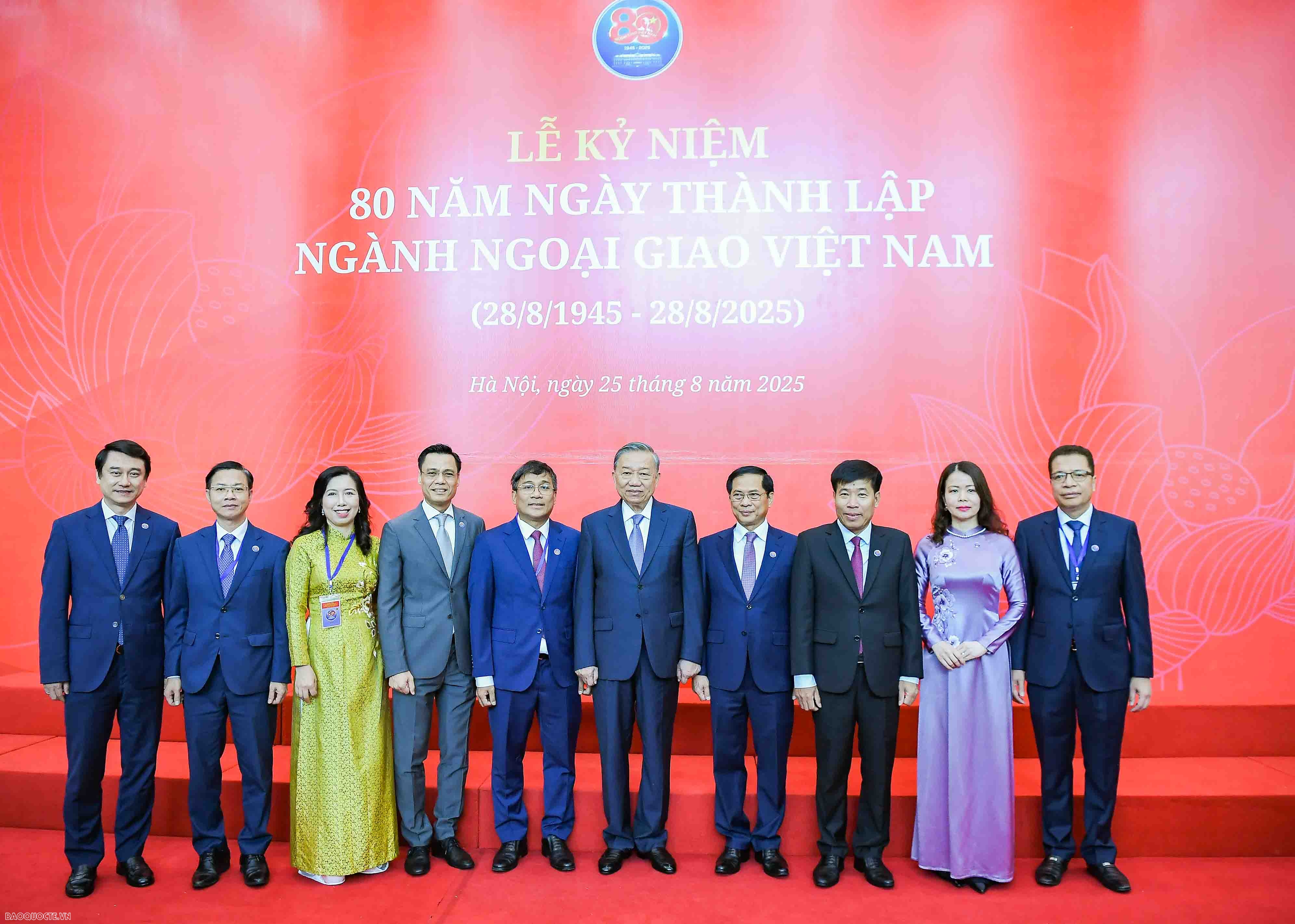 Những hình ảnh tại lễ kỷ niệm 80 năm thành lập ngành Ngoại giao