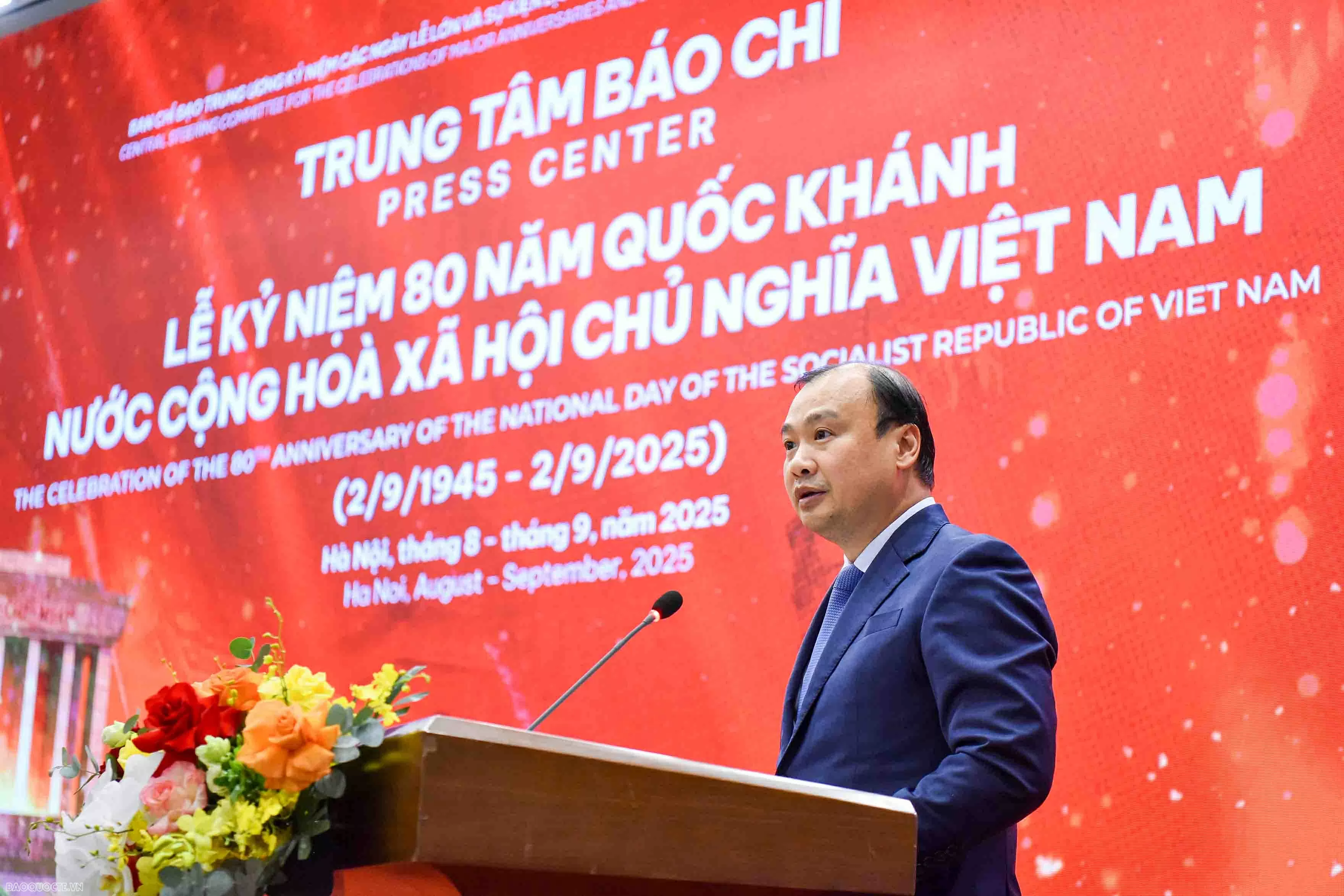 Khai trương Trung tâm báo chí Lễ kỷ niệm 80 năm Quốc khánh 2/9
