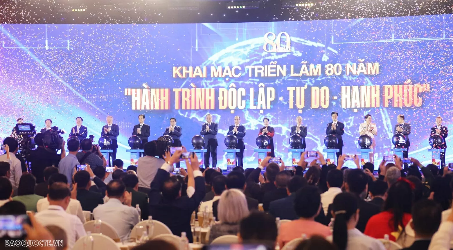 Khai mạc Triển lãm 80 năm thành tựu đất nước 80 năm hành trình Độc lập - Tự do - Hạnh phúc